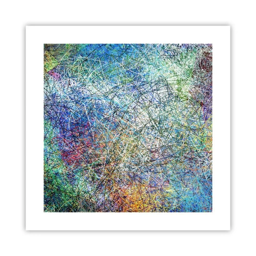 Poster - Es ist nicht so einfach - 40x40 cm