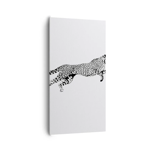 Bild auf Leinwand - Leinwandbild - Der schnellste der Welt - 65x120 cm