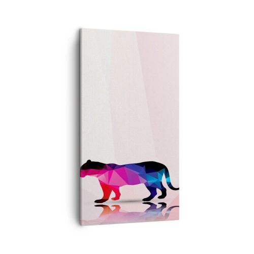 Bild auf Leinwand - Leinwandbild - Diment Panther - 45x80 cm