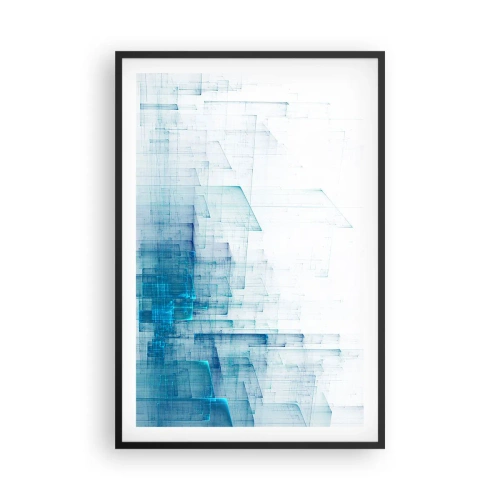 Poster in einem schwarzem Rahmen - Wie der Raum wgeschaffen urde - 61x91 cm