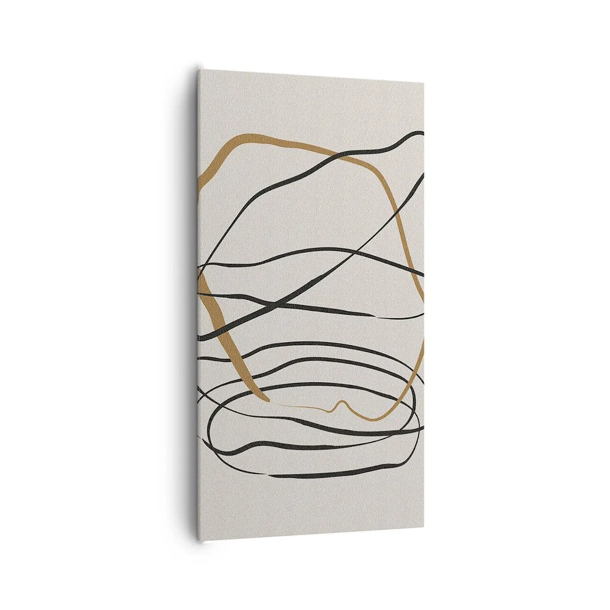 Bild auf Leinwand - Leinwandbild - Komposition – Looptanz - 65x120 cm