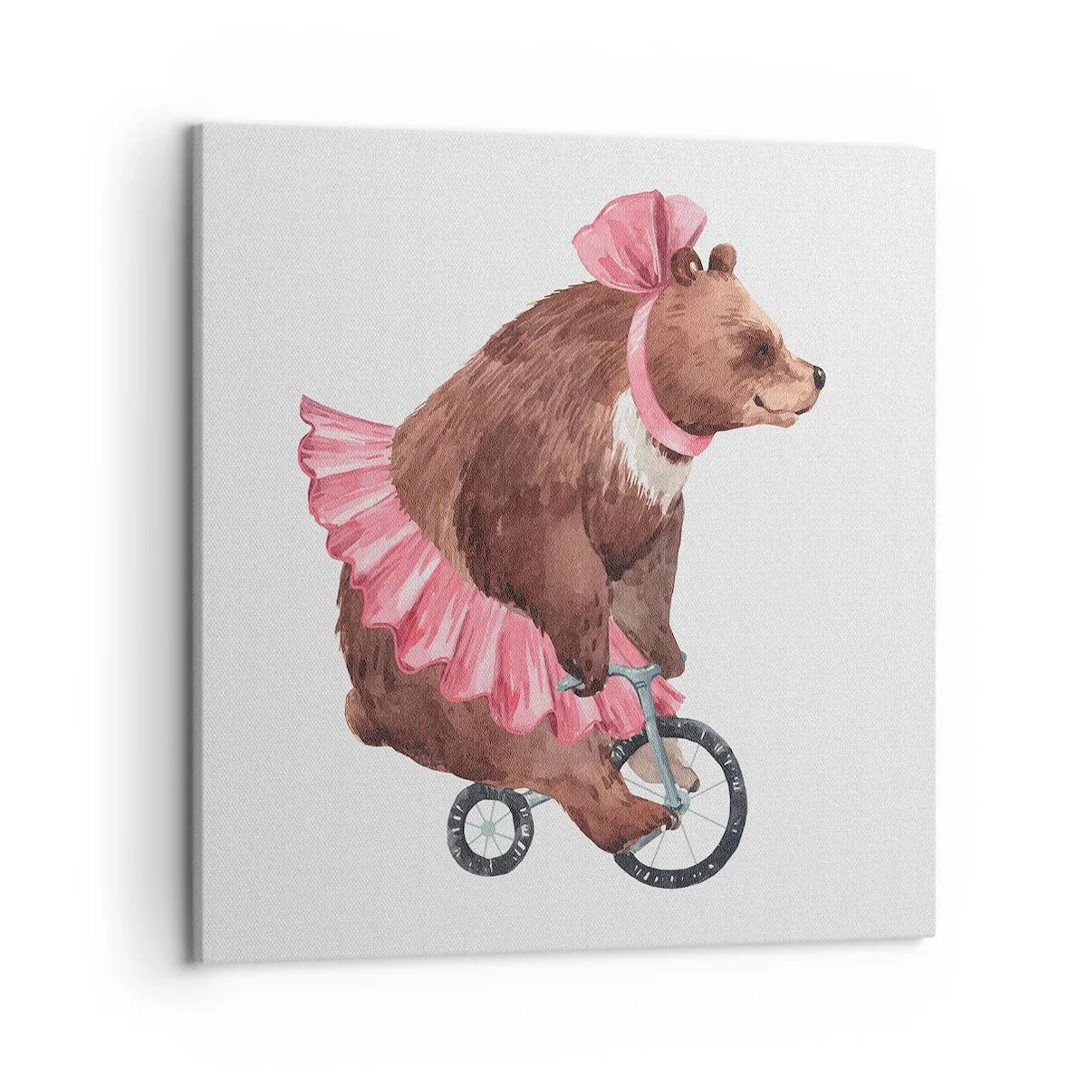 Bild auf Leinwand - Leinwandbild - Was für ein Affentheater! - 50x50 cm