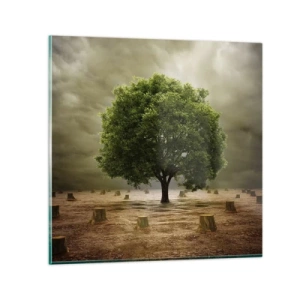 Glasbild - Bild auf glas - Alle Hoffnung - 70x70 cm