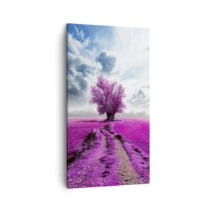Bild auf Leinwand - Leinwandbild - Heide - Wildnis - 45x80 cm