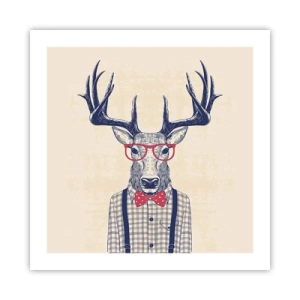 Poster - Eine lustige Extravaganz - 50x50 cm