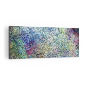 Bild auf Leinwand - Leinwandbild - Es ist nicht so einfach - 100x40 cm