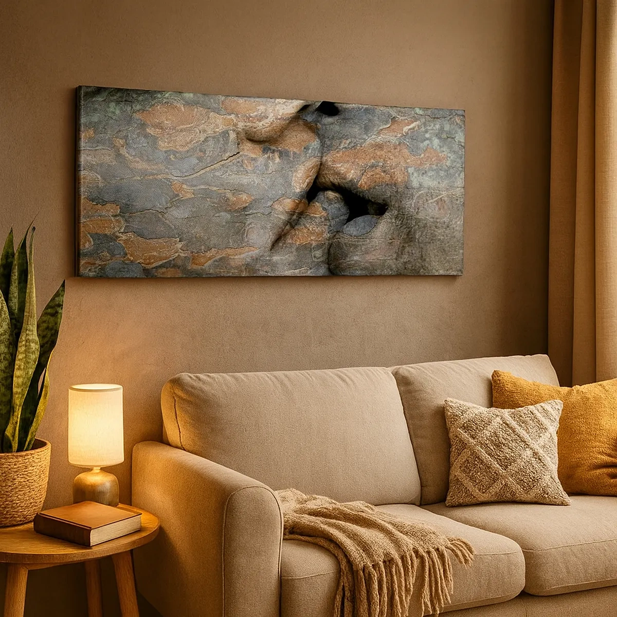 Bild auf Leinwand - Leinwandbild - Für immer zusammen - 30x30 cm