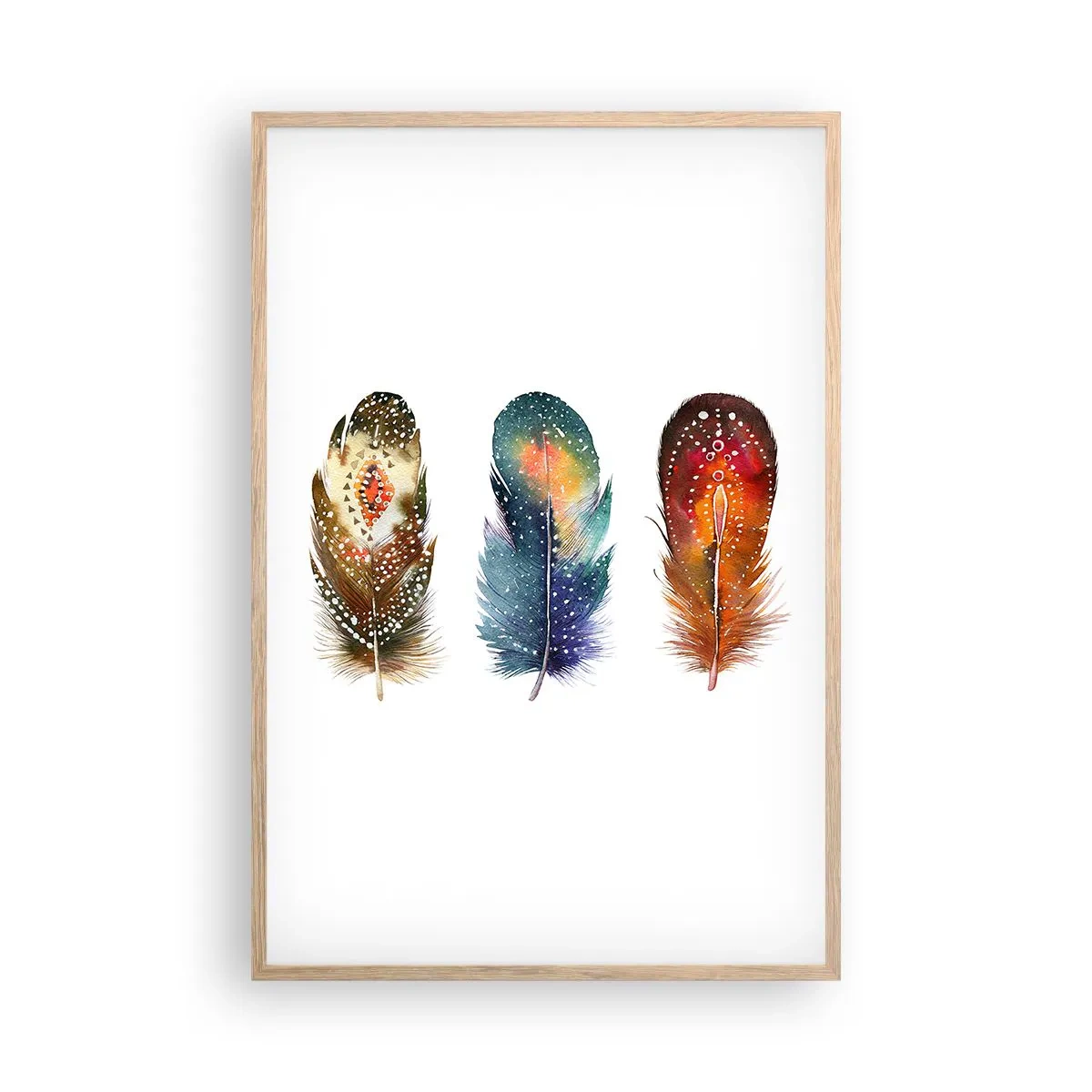 Poster in einem Rahmen aus heller Eiche - Rituale, Zeremonien, Geheimnisse - 61x91 cm