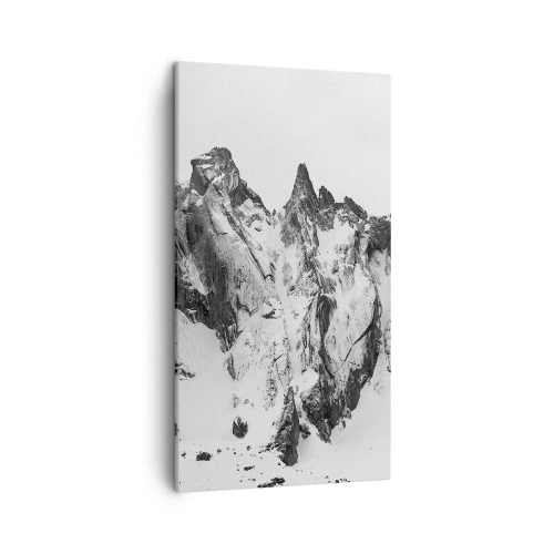 Bild auf Leinwand - Leinwandbild - Gefährlicher Granitgrat - 45x80 cm