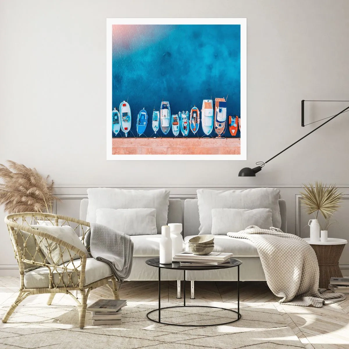 Poster - In einer Reihe - 60x60 cm