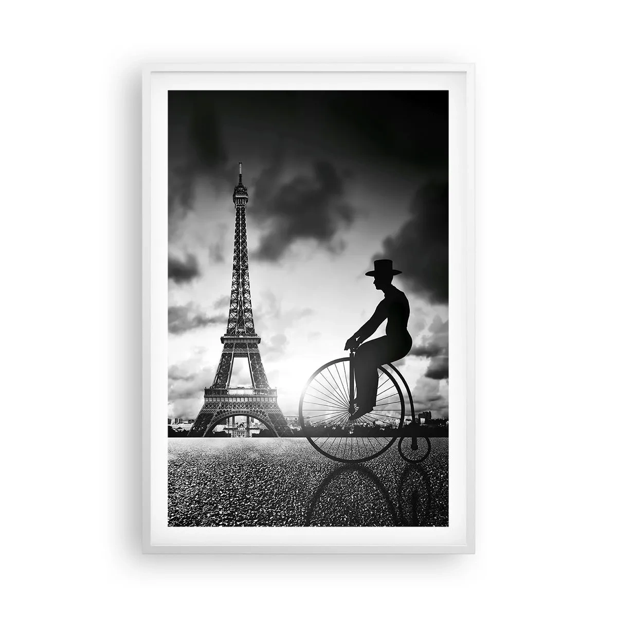 Poster in einem weißen Rahmen - Sehnsucht nach Belle Epoque - 61x91 cm