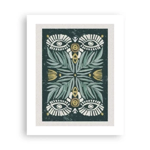 Poster - Wie ein Volksausschnitt - 40x50 cm