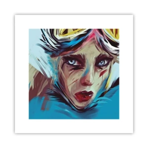 Poster - Strassenkämpferin - 30x30 cm