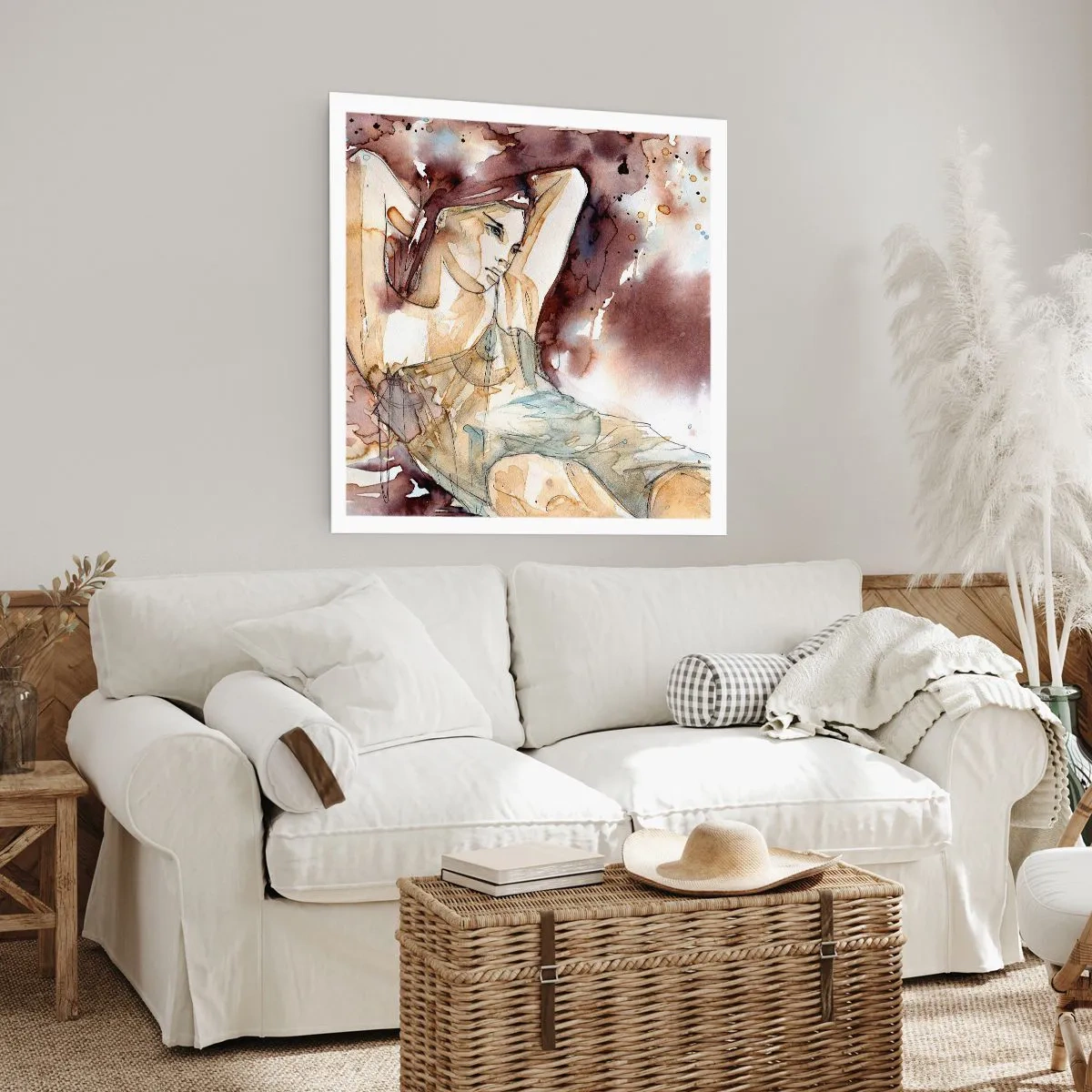 Poster - In lila Stimmung - 60x60 cm