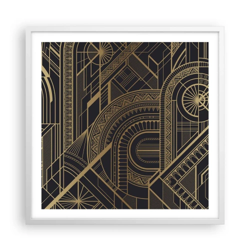 Poster in einem weißen Rahmen - Konzepte, Ideen, Pläne - 60x60 cm