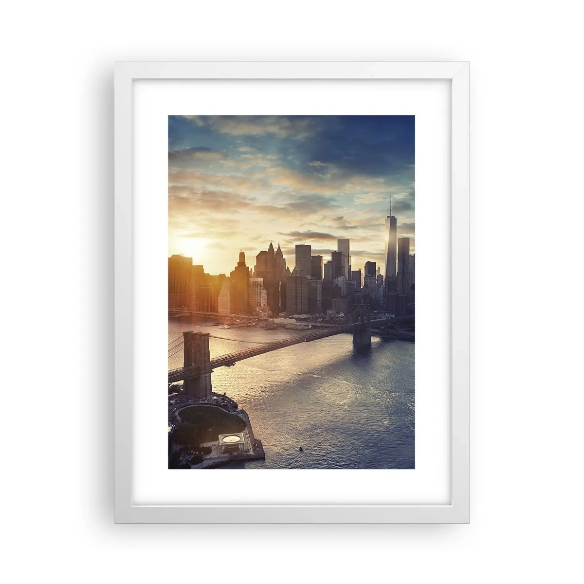 Poster in einem weißen Rahmen - Westliches Kulturdenkmal - 30x40 cm