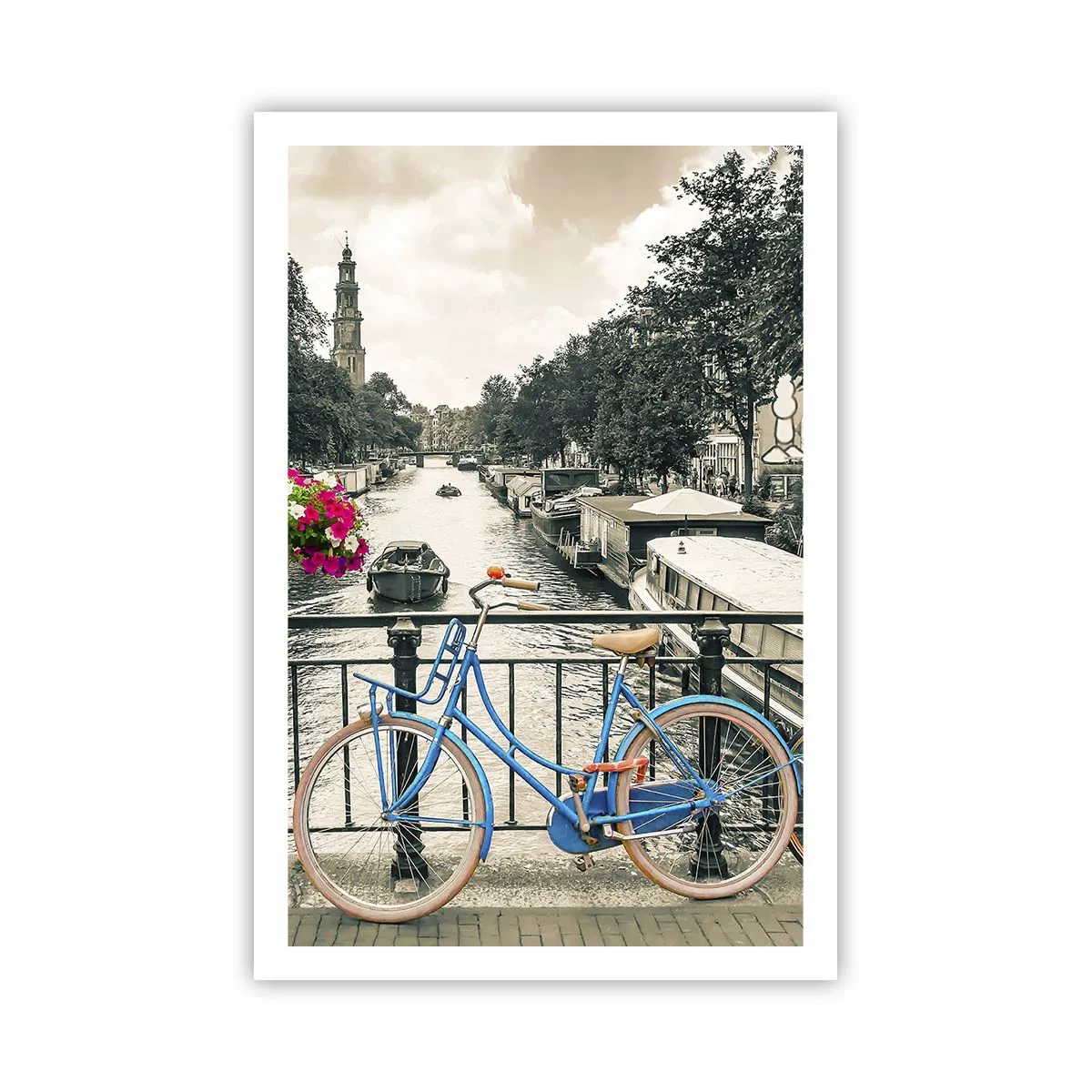 Poster - Die Farben der Amsterdamer Straße - 61x91 cm