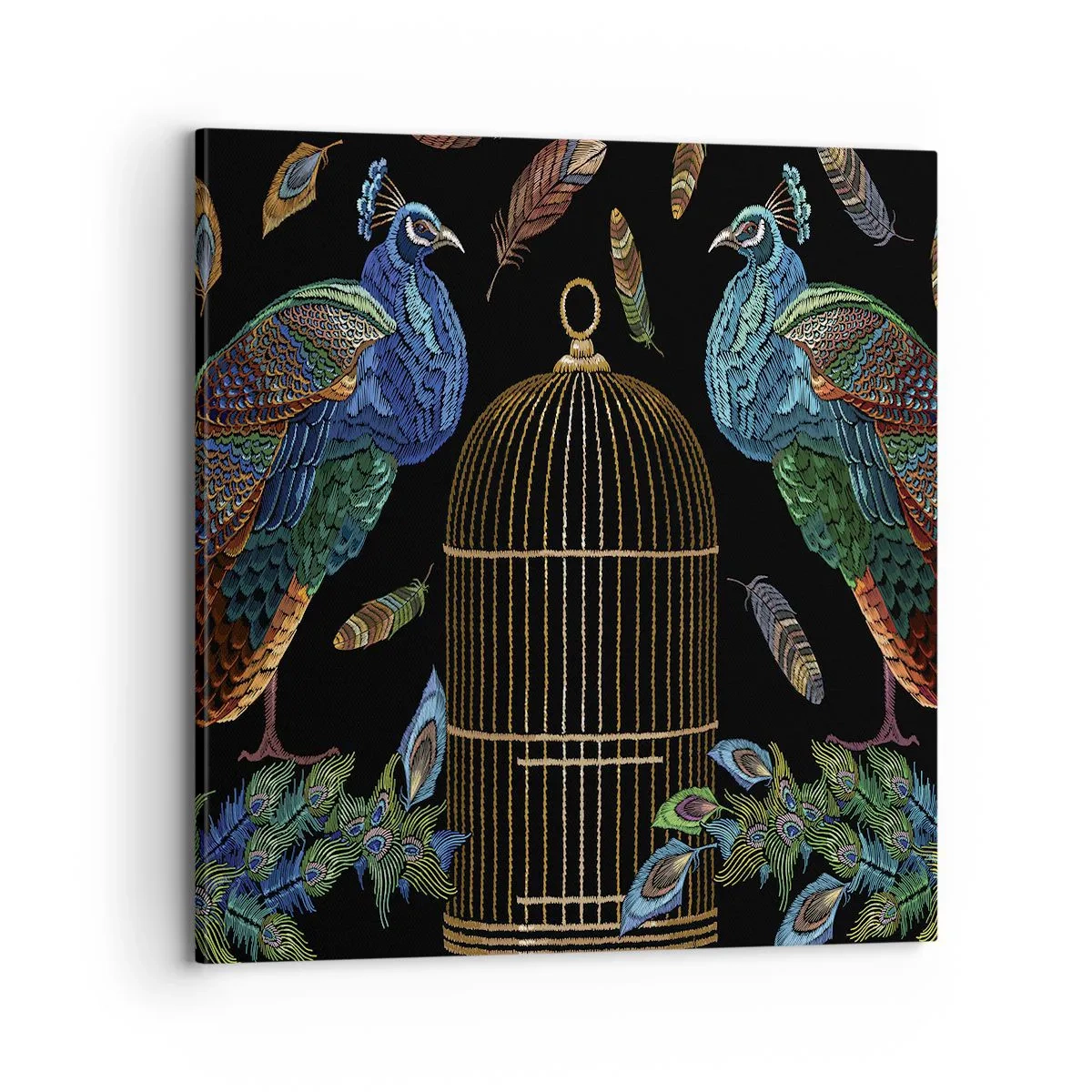 Bild auf Leinwand - Leinwandbild - In königlichen Gewändern - 70x70 cm