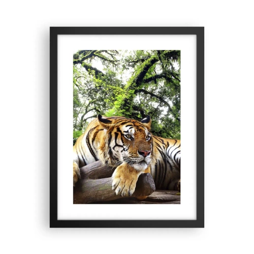 Poster in einem schwarzem Rahmen - Hochachtungsvoll - 30x40 cm