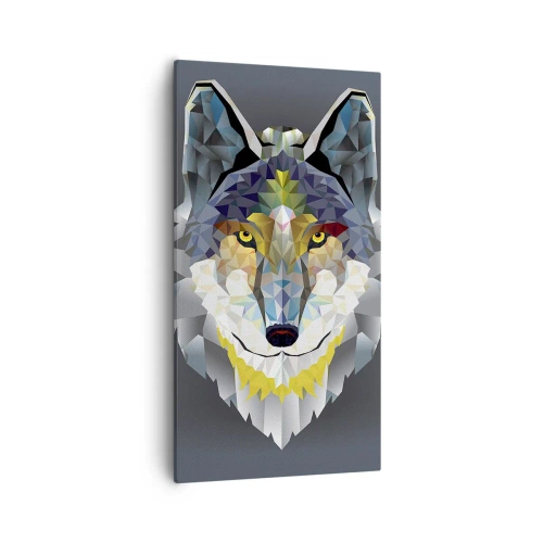 Bild auf Leinwand - Leinwandbild - Vom Teufel sprechen - 55x100 cm