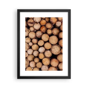 Poster in einem schwarzem Rahmen - Ein neuer Anfang - 30x40 cm