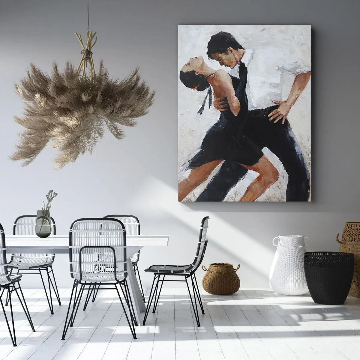 Bild auf Leinwand - Leinwandbild - Tango meiner Träume und Träume - 45x80 cm