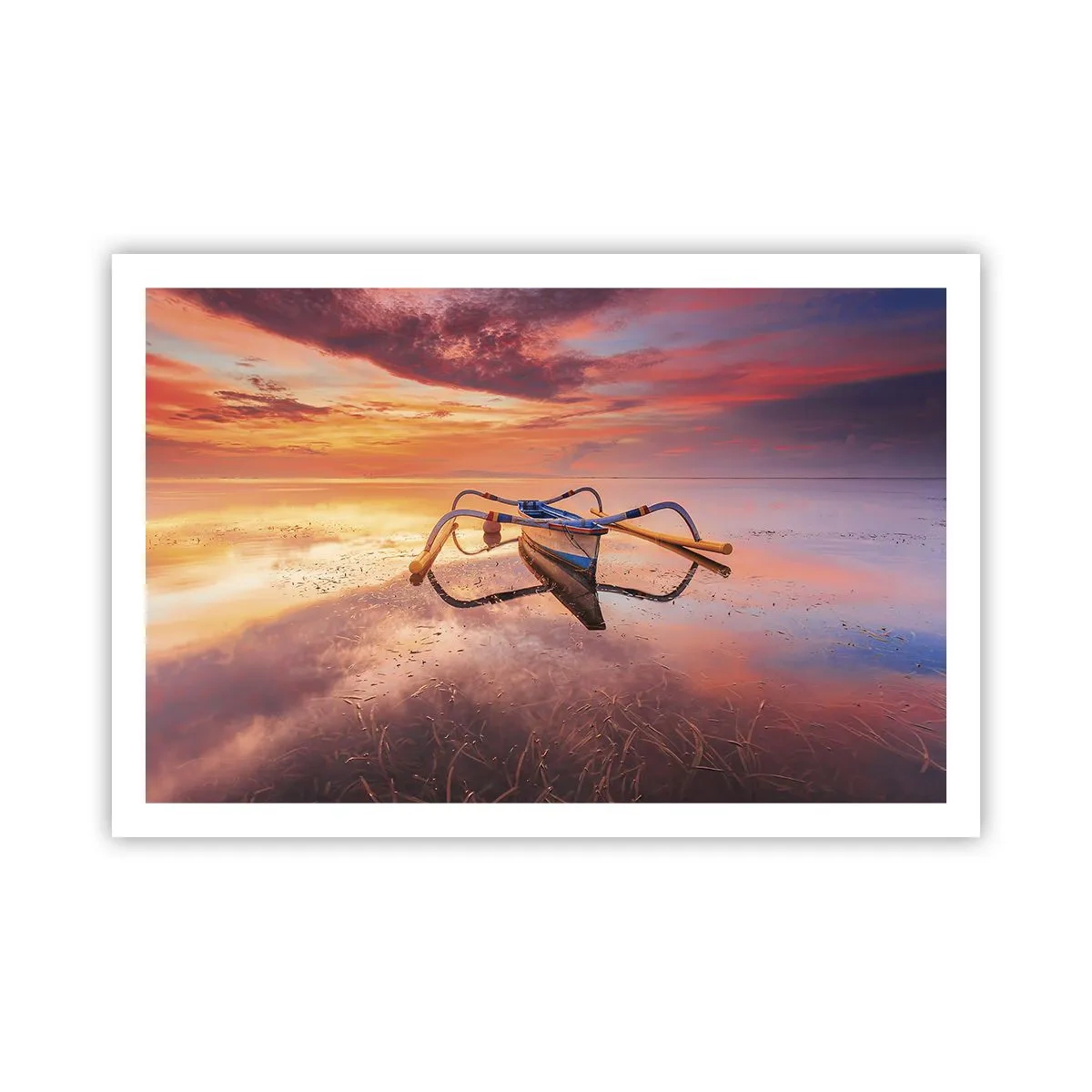 Poster - Die Ruhe eines tropischen Abends - 91x61 cm