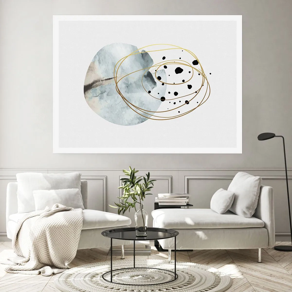 Poster - Vom Weltraum umarmt - 40x30 cm