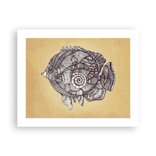 Poster - Aus dem Ozean der Ornamente - 50x40 cm