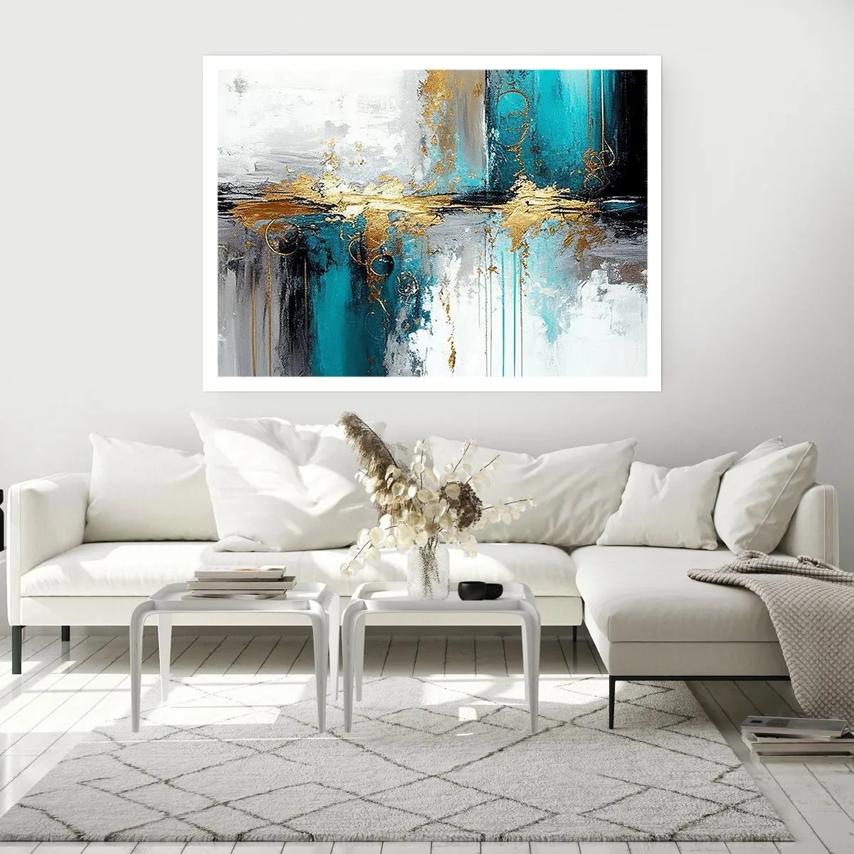 Poster - Alles fließt - 91x61 cm