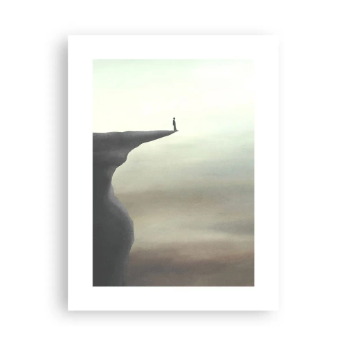 Poster - Nach oben, natürlich! - 30x40 cm