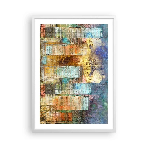 Poster in einem weißen Rahmen - Sonnige Metropole - 50x70 cm