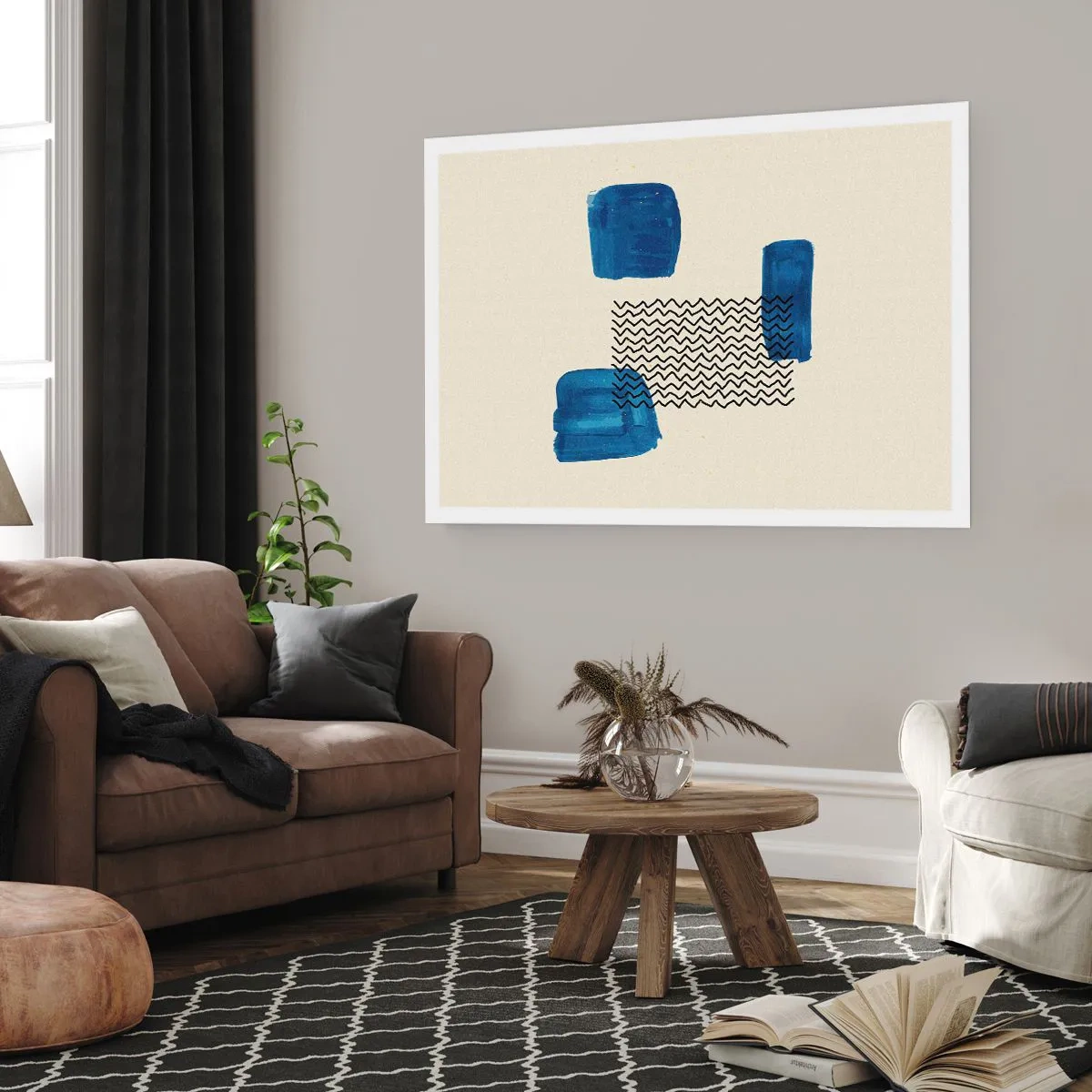 Poster - Ein abstraktes Quartett - 50x40 cm