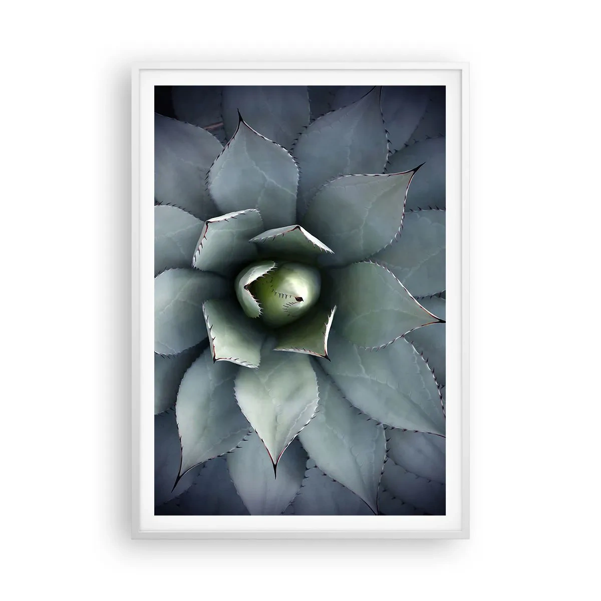 Poster in einem weißen Rahmen - Es lockt an und warnt - 70x100 cm