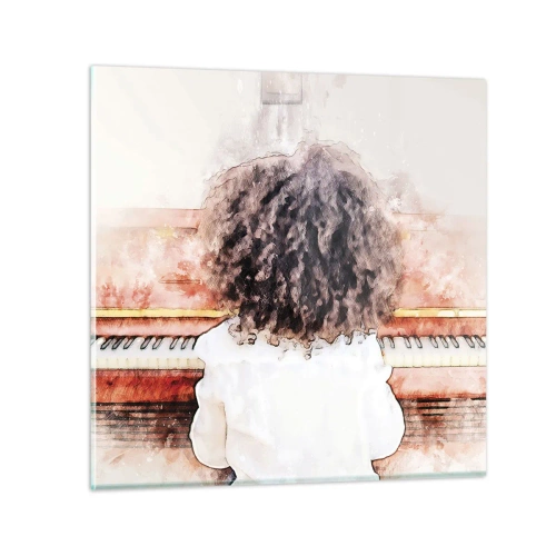 Glasbild - Bild auf glas - In der neuen Welt - 30x30 cm