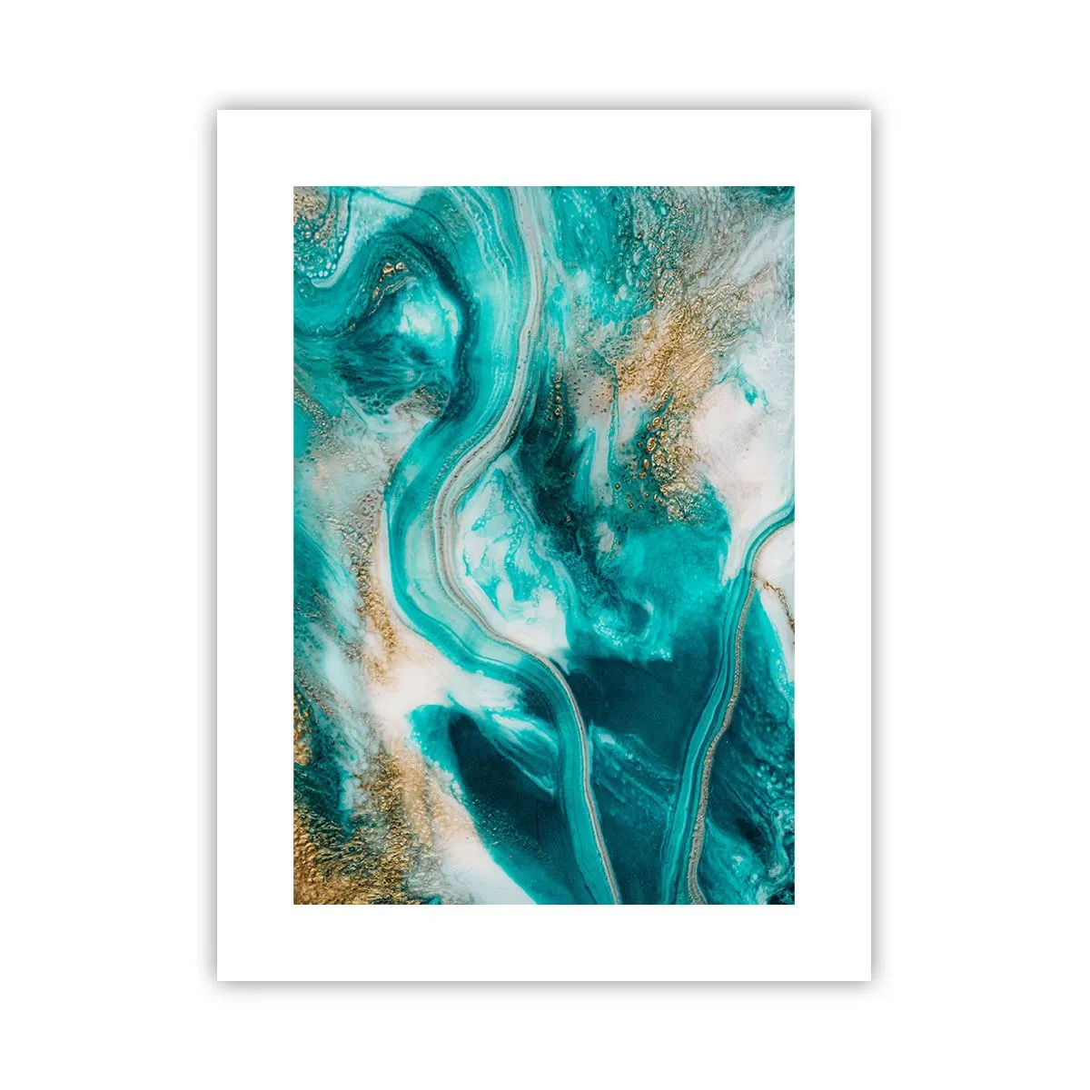 Poster - Der Fluss aus Gold - 30x40 cm