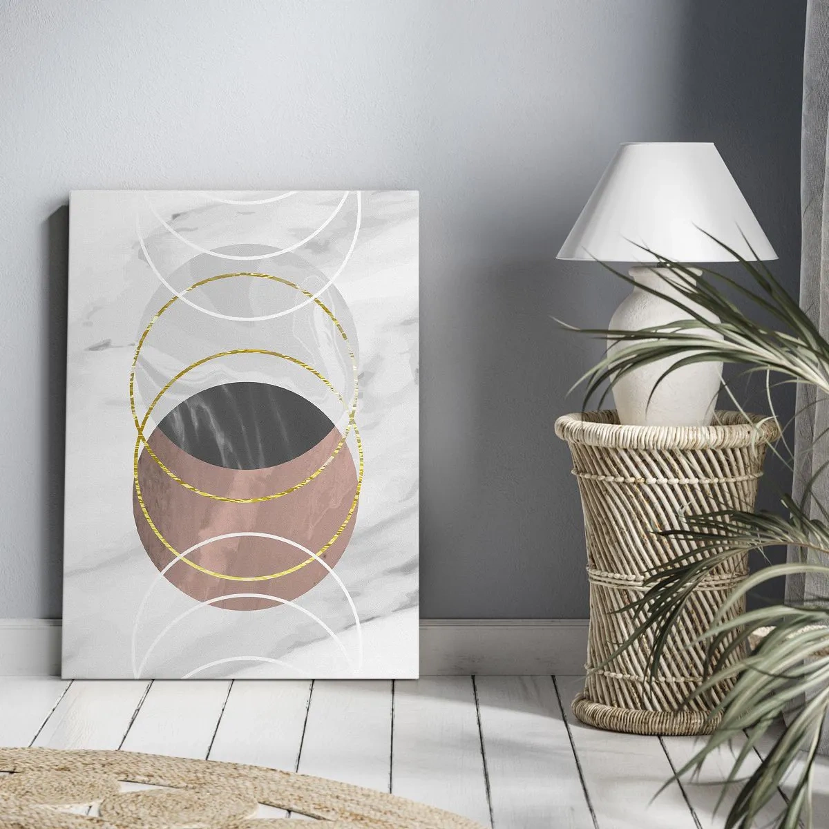 Bild auf Leinwand - Leinwandbild - Musik der Sphären - 55x100 cm