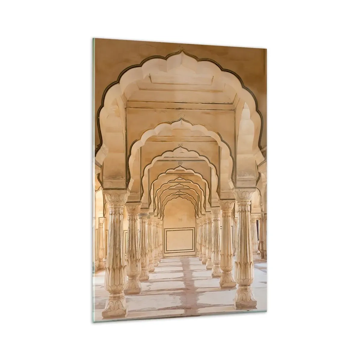 Glasbild - Bild auf glas - Im Palast des Maharadschas - 80x120 cm