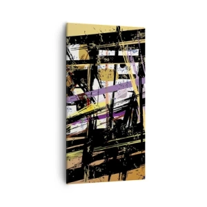 Bild auf Leinwand - Leinwandbild - Ein scharfer Schnitt - 55x100 cm