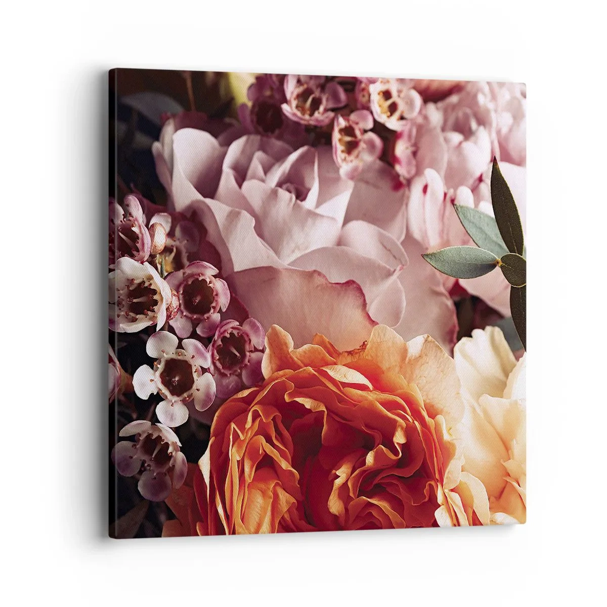 Bild auf Leinwand - Leinwandbild - Eingehüllt in Schönheit - 40x40 cm