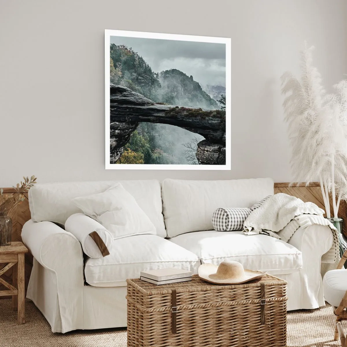 Poster - Abenteuer beginnt gleich - 60x60 cm