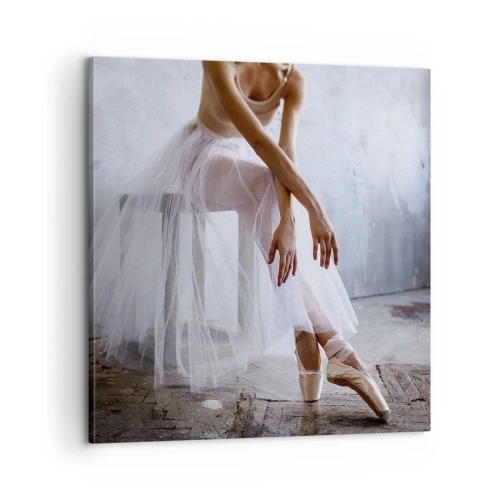 Bild auf Leinwand - Leinwandbild - Bevor die Rampe leuchtet - 60x60 cm