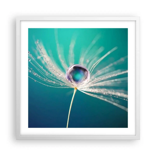 Poster in einem weißen Rahmen - Mystischer Moment - 50x50 cm