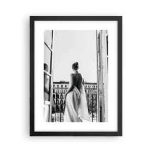 Poster in einem schwarzem Rahmen - Erweckung der Sinne - 30x40 cm