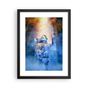 Poster in einem schwarzem Rahmen - Endlich am Ende - 30x40 cm