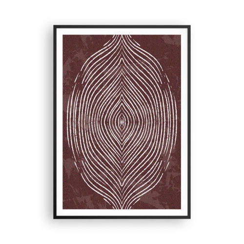 Poster in einem schwarzem Rahmen - Der Raum spricht - 70x100 cm