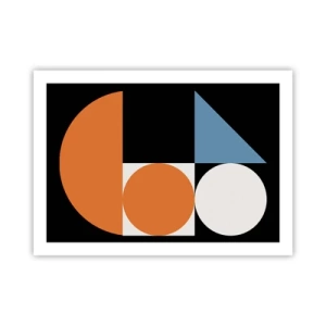 Poster - Bebilderte Anordnung - 70x50 cm