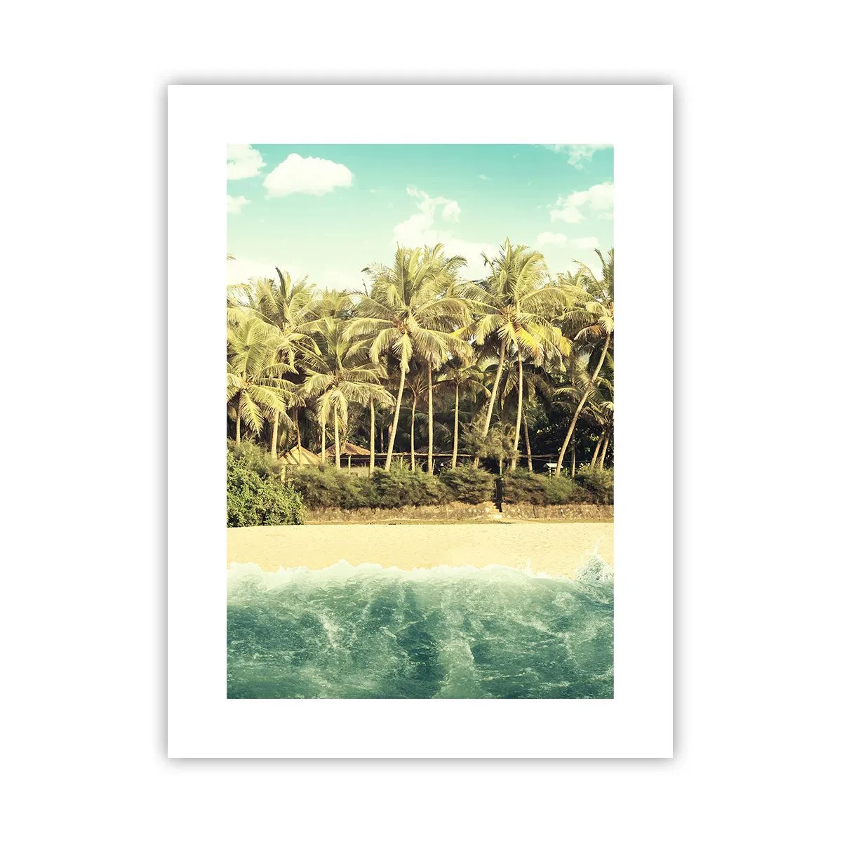 Poster - Wie wäre es hier? - 30x40 cm