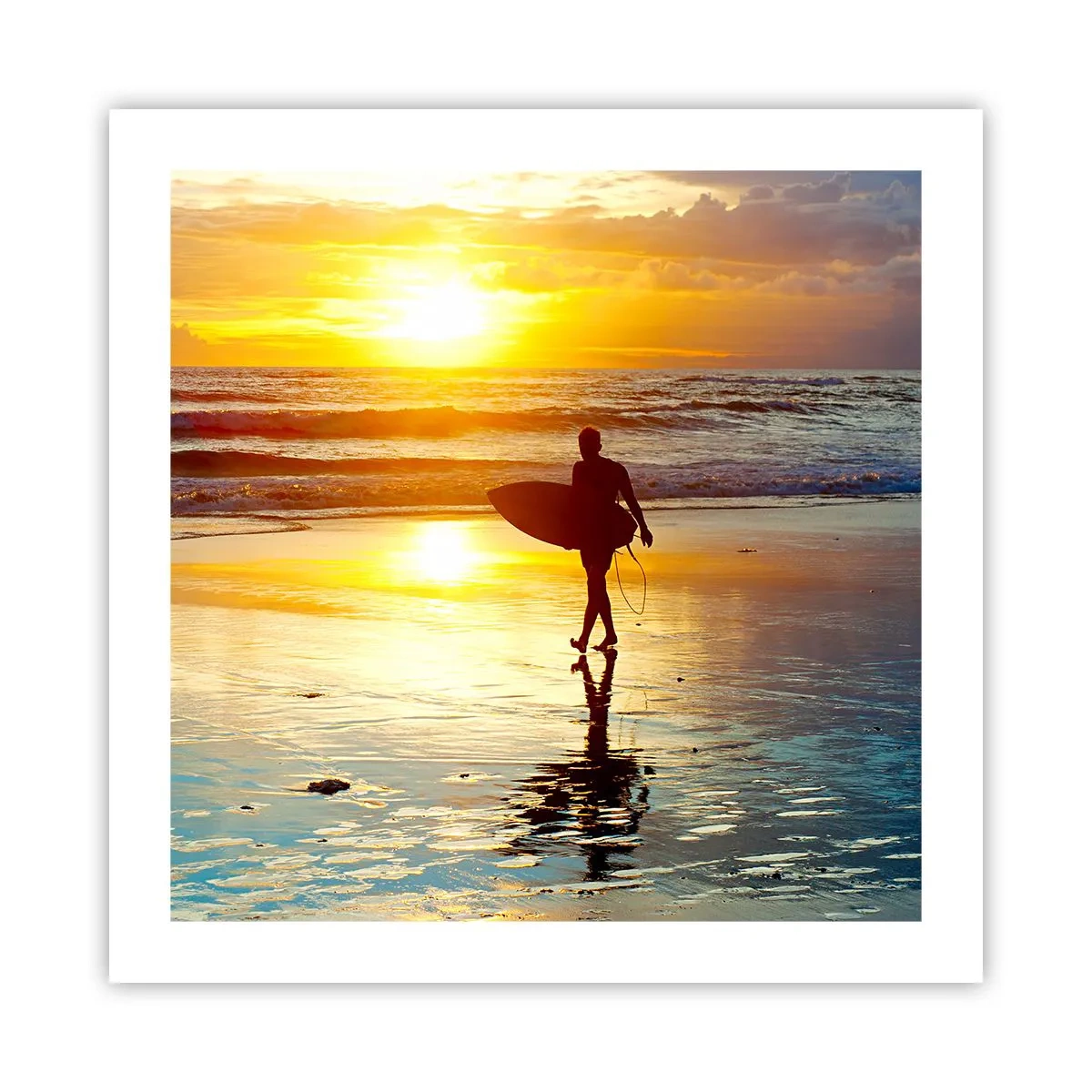 Poster - Die Rückkehr des Kriegers - 50x50 cm