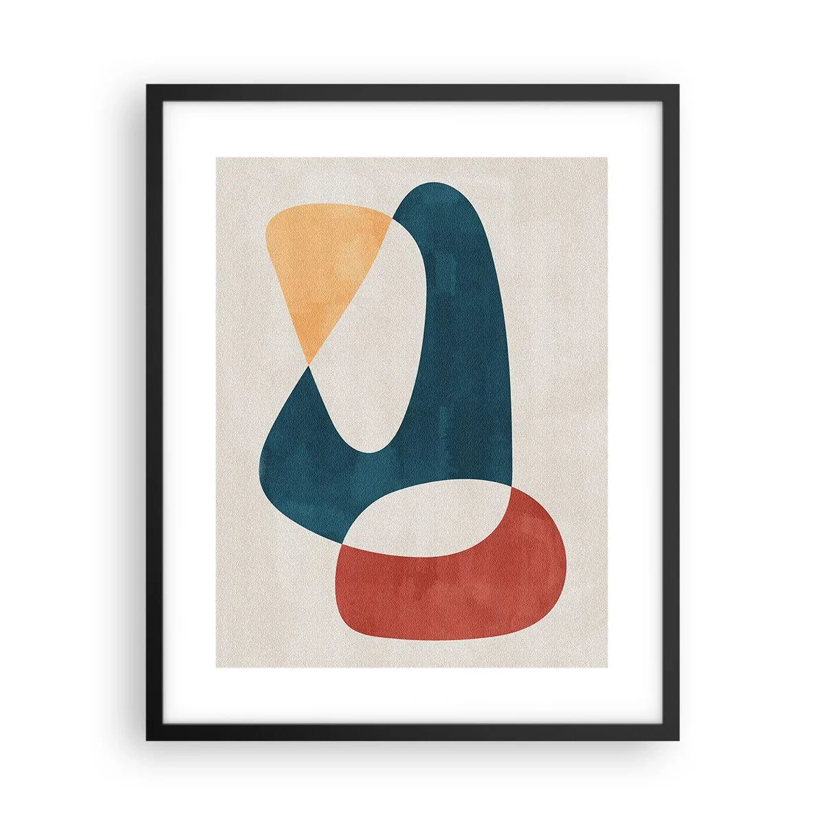 Poster in einem schwarzem Rahmen - Einflüsse und Metamorphosen - 40x50 cm